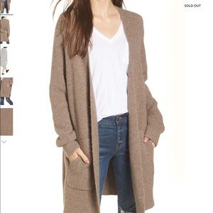 Madewell waffle stitch cardigan